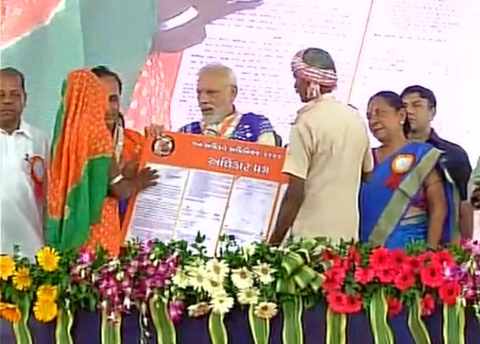 Modi Launches Tribal Schemes in Gujrat