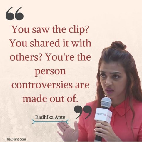 Radhika slams reporter