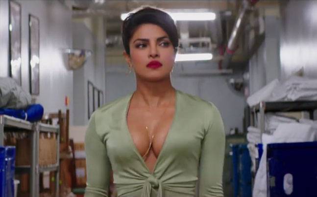 Priyanka Chopra as Victoria Leeds in Baywatch.