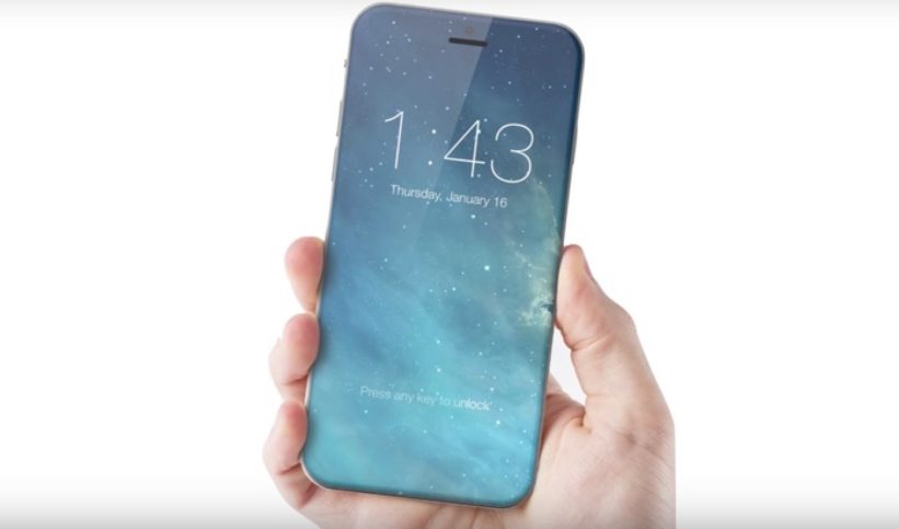 iphone 8 edgeless concept