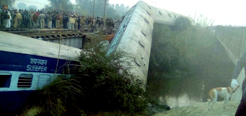 kanpur train derail sealdah ajmer