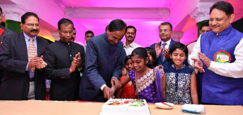Christmas Celebrations At Nizam Grounds In Hyderabad Christmas Celebrations Photos At Nizam Grounds In Hyderabad,Christmas Celebrations 2017 Images,Hyderabad Christmas Celebrations Pics,CM KCR Christmas Celebrations At Nizam Grounds Photos,Mango News,Telangana CM at Festival Christmas 2017 At Nizam Grounds