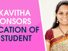 Telangana K Kavitha Sponsors Education Of IIT Student, Mango News, Telangana Woman MP Kavitha, Kavithe Telangana Jagruthi, K Kavitha Sponsors IIT Student Education, Kalvakuntla Kavitha latest news, TRS Party latest news and updates, Telangana Jagruthi Student Wing