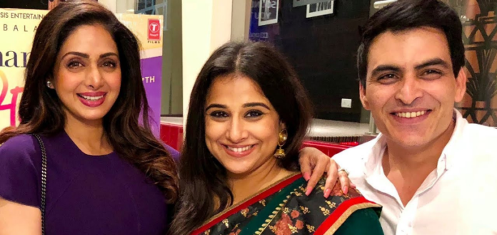 Vidya Balan Shares Her View About Playing Sridevi, Vidya Balan Willing To Star in Sridevi Biopic, Vidya Balan On Playing Sridevi Onscreen, Vidya Balan to star in the late Sridevi's biopic?, Vidya Balan on Sridevi's biopic, Mango News, Sridevi Biopic Movie Latest news, Actress Vidya Balan Upcoming Movie News, Bollywood Actress Vidya Balan to act in Sridevi Biopic