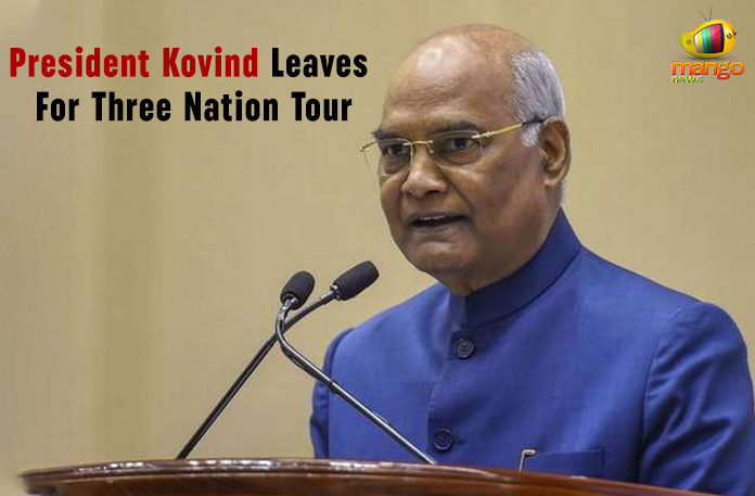 President Kovind Leaves For Three Nation Tour Kovind to visit Iceland Switzerland and Slovenia, Latest Political Breaking News, Mango News, National News Headlines Today, national news updates 2019, National Political News 2019, President Kovind Leaves For Three Nation Tour, President Leaves For Three Nation Tour, President Ram Nath Kovind Leaves For Three Nation Tour, Ram Nath Kovind Leaves For Three Nation Tour