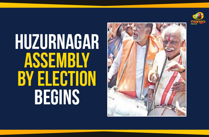 Huzurnagar-Assembly-By-Election-Begins Huzurnagar Assembly, Huzurnagar Assembly By Election, Huzurnagar Assembly By Election Begins, Huzurnagar Assembly Bypoll, Huzurnagar Assembly Bypoll Latest Updates, Huzurnagar Election Begins, Mango News, mango news telugu, Political Updates 2019, Telangana, Telangana Breaking News, Telangana Political Live Updates, Telangana Political Updates, Telangana Political Updates 2019
