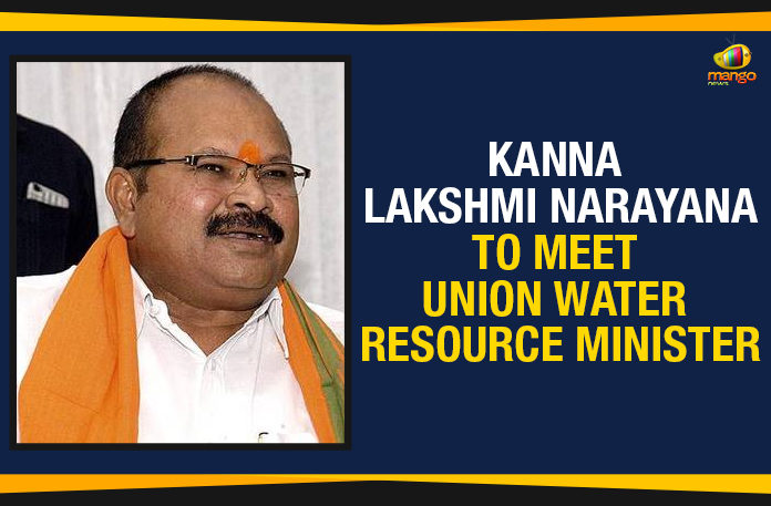 Ap Political Live Updates 2019, AP Political News, AP Political Updates, AP Political Updates 2019, everse tendering for the Polavaram Project, Kanna Lakshmi Narayana To Meet Union Minister, Kanna Lakshmi Narayana To Meet Union Water Resource Minister, Mango News, Polavaram Project, President of the Bharatiya Janata Party, Union Water Resource Minister