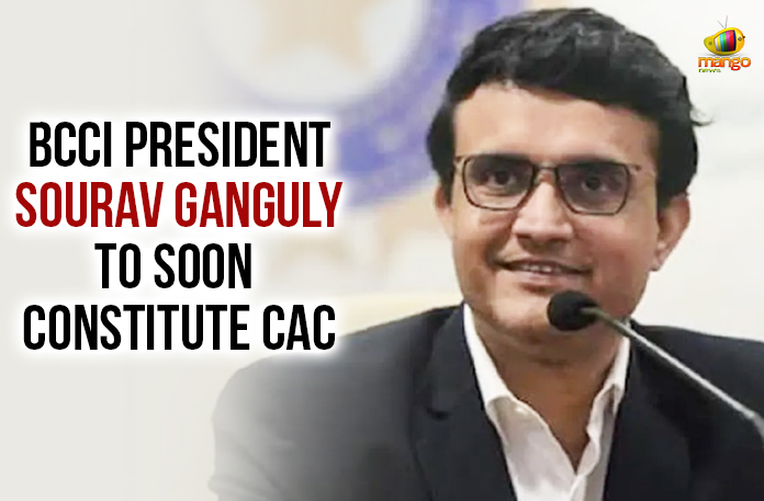 BCCI-President-Sourav-Ganguly-To-Soon-Constitute-CAC 2019 Latest Sport News, 2019 Latest Sport News And Headlines, BCCI latest news, Board of Control for Cricket in India, Cricket Advisory Committee, Latest Sports News, latest sports news 2019, Mango News, sourav ganguly, Sourav Ganguly BCCI President, sports news