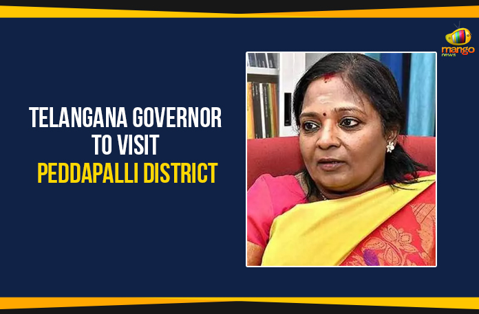 Telangana-Governor-To-Visit-Peddapalli-District Mango News, National Thermal Power Corporation, Political Updates 2019, Sabala sanitary napkin manufacturing unit, Tamilisai Soundararajan, Telangana, Telangana Breaking News, Telangana Governor To Visit Peddapalli District, Telangana Political Live Updates, Telangana Political Updates, Telangana Political Updates 2019