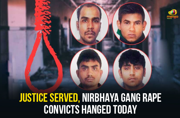 Justice-Served,-Nirbhaya-Gang-Rape-Convicts-Hanged-Today 2012 Nirbhaya Case, 2012 Nirbhaya Gang Rape Case, Nirbhaya case, nirbhaya case hanging, Nirbhaya Case Latest News, nirbhaya case verdict, Nirbhaya Convicts hanged, nirbhaya hanging, nirbhaya hanging news, Nirbhaya Rape Case
