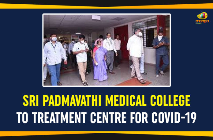 Sri-Padmavathi-Medical-College-To-Treatment-Centre-For-COVID-19 coronavirus andhra pradesh, Coronavirus Breaking News, Coronavirus disease 2019, Coronavirus outbreak, Coronavirus Pandemic, Coronavirus updates Live, Padmavathi Medical College Treatment Centre For COVID-19, Sri Padmavathi Medical College, Sri Venkateswara Institute of Medical Sciences, Tirupati Urban Development Authority, Treatment Centre For COVID-19