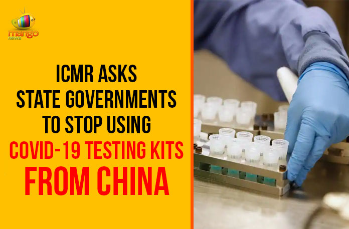 ICMR-Asks-State-Governments-To-Stop-Using-COVID-19-Testing-Kits-From-China Chinese Coronavirus Testing Kits, Chinese Testing Kits, Corona Tests, Coronavirus, Coronavirus Crisis, Coronavirus live updates, Coronavirus outbreak, Coronavirus Pandemic, Coronavirus Tests, COVID 19 Tests, ICMR, ICMR Asks States to Stop use of Chinese Testing Kits