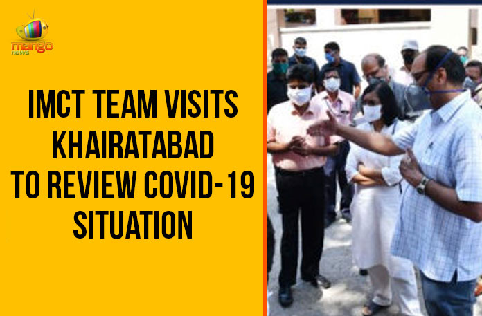 IMCT-Team-Visits-Khairatabad-To-Review-COVID-19-Situation Central Team Visits Khairatabad, Central Team Visits Khairatabad Containment Zone, Central Team Visits Khairatabad Corona Containment Zone, Corona Containment Zone, Corona Containment Zones, COVID-19, Inter-Ministerial Central Team, Inter-Ministerial Central Team Visits Khairatabad Corona Containment Zone, Khairatabad Corona Containment Zone, Telangana, Telangana Coronavirus
