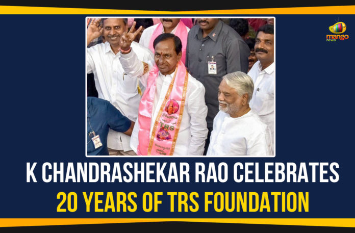 K-Chandrashekar-Rao-Celebrates-20-Years-of-TRS-Foundation #TelanganaElectionResults, 20 Years of TRS, 20 Years of TRS Foundation, Chandrashekar Rao Celebrates 20 Years of TRS Foundation, KCR Celebrates 20 Years of TRS Foundation, Telangana Rashtra Samithi, Telangana Rashtra Samithi Formation, TRS, TRS Formation Day, TRS Formation Day 2020, TRS Formation Day Celebrations, TRS Foundation, TRS Foundation Day