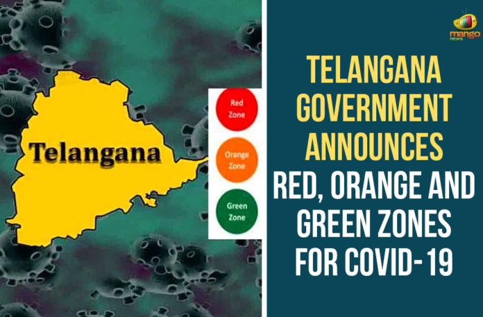 CM KCR, Green Zones Districts List In Telangana, Orange Zone Districts List In Telangana, Red Zone Districts List In Telangana, Telangana, Telangana Corona Green Zones, Telangana Corona Orange Zones, Telangana Corona Red Zones, Telangana Government, Telangana Lockdown, telangana lockdown extension, Telangana Red Zone Districts List