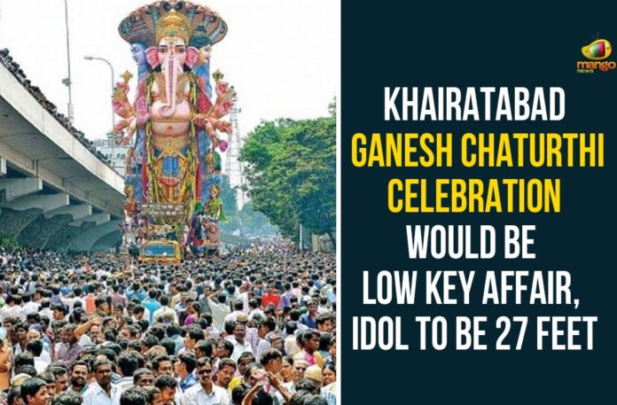 Khairatabad Ganesh Chaturthi Celebration Would Be Low Key Affair, Idol To Be 27 Feet Ganesh Chaturthi, Ganesh Chaturthi 2020, Ganesh Chaturthi Celebration, Khairatabad, Khairatabad Ganesh 2020, Khairatabad Ganesh Chaturthi, Khairatabad Ganesh Chaturthi Celebration, Khairatabad Ganesh Chaturthi Celebration Would Be Low Key Affair, Khairatabad Ganesh height