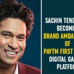 Brand Ambassador Of Paytm, Brand Ambassador Of Paytm First Games, digital financial service platform Paytm, Digital Gaming Platform, paytm, Paytm Brand Ambassador, Paytm Digital Gaming Platform, Paytm First Games, Sachin Tendulkar, Sachin Tendulkar Becomes Brand Ambassador Of Paytm First Games, Sachin Tendulkar Brand Ambassador Of Paytm