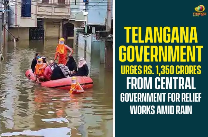 IMG-20201015-WA0013 CM KCR, CM KCR Wrote a Letter to PM Modi, Hyderabad Rain Today, Hyderabad Rains, Hyderabad Rains news, KCR Urged to Release 1350 Cr Immediately for Rehabilitation Works, Rehabilitation Works, Telangana rains, telangana rains news, telangana rains updates