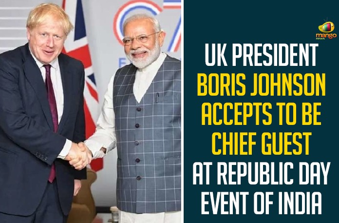 UK President Boris Johnson Accepts India's Invite As Chief Guest At Republic Day UK President Boris Johnson Accepts India’s Invite As Chief Guest At Republic Day,Boris Johnson,Boris Johnson India,The United Kingdom,First Bilateral Visit,Republic Day Parade,New Foreign Investment,January 26,UK PM Boris Johnson,Boris Johnson India's Guest,UK PM Boris Johnson As Chief Guest For Republic Day Celebrations,UK PM Boris Johnson Accepts India Invite,Republic Day Celebration,Republic Day Celebrations 2021,UK PM Boris Johnson Republic Day Celebrations 2021,PM Modi Boris Johnson,Boris Johnson India,Mango News,Republic Day 2021,Boris Johnson Accepts India Invite To Be Republic Day Chief Guest,UK PM Boris Johnson To Be Chief Guest At India Republic Day