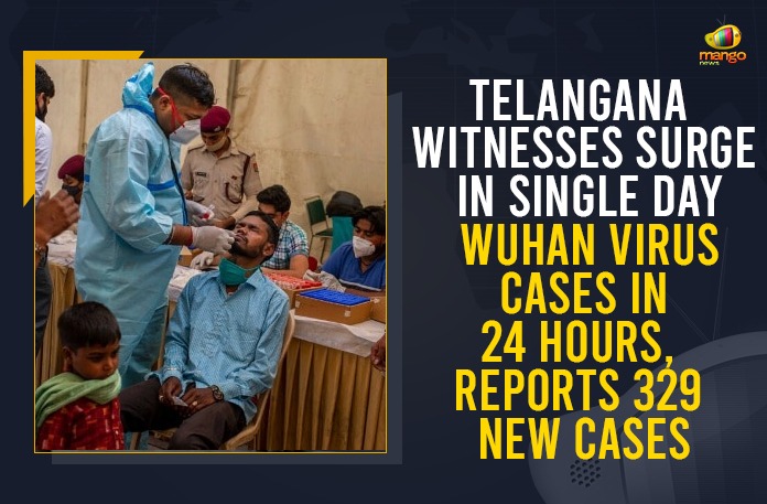 Telangana Witnesses Surge In Single Day Wuhan Virus Cases In 24 Hours, Reports 329 New Cases Coronavirus, COVID-19, Covid-19 Updates in Telangana, telangana corona district wise cases, telangana coronavirus cases district wise, telangana coronavirus cases today, telangana coronavirus cases today district wise, telangana coronavirus district wise, telangana coronavirus district wise List, Telangana Coronavirus News, telangana covid cases today bulletin, telangana covid cases today list,mango news