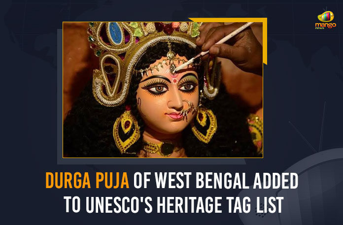 Durga Puja Of West Bengal Added To UNESCO's Heritage Tag List Durga Puja, Durga Puja In Kolkata Awarded UNESCO Heritage, Durga Puja in Kolkata is now UNESCO Intangible Cultural, Durga Puja of Kolkata gets UNESCO Heritage Tag, Durga Puja Of West Bengal, Durga Puja Of West Bengal Added To UNESCO, Durga Puja Of West Bengal Added To UNESCO’s Heritage Tag List, Kolkata Durga Puja enters UNESCO, Kolkata’s Durga Puja gets world heritage tag, Kolkata’s Durga Puja gets UNESCO heritage, Mango News, PM Modi describes it as matter of pride, UNESCO, UNESCO Adds West Bengal