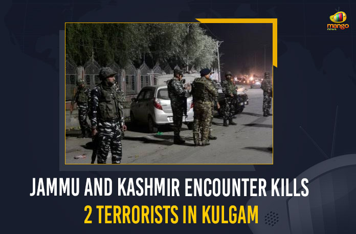 Jammu and Kashmir Encounter Kills 2 Terrorists In Kulgam 2 terrorists killed in encounter in J&K’s Kulgam, 2 terrorists killed in Kulgam encounter, 2 Unidentified Terrorists Killed In Encounter In Jammu And Kashmir, 2 unidentified terrorists killed in Kulgam encounter, Jammu and Kashmir, Jammu and Kashmir Encounter, Jammu and Kashmir Encounter Kills 2 Terrorists, Jammu and Kashmir Encounter Kills 2 Terrorists In Kulgam, jammu and kashmir police, Kulgam district, Kulgam Encounter Update, Mango News, Pulwama, Two Unidentified Militants Killed in Ongoing Encounter