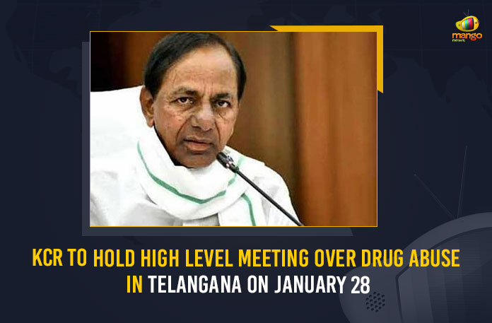 KCR-To-Hold-High-Level-Meeting-Over-Drug-Abuse-In-Telangana-On-January-28 KCR To Hold High Level Meeting Over Drug Abuse In Telangana On January 28, KCR To Hold High Level Meeting Over Drug Abuse In Telangana, CM KCR High Level Meeting Over Drug Abuse, Drug Abuse In Telangana, Crime, Crime Latest News, Crime Latest Updates, CM KCR High Level Meeting, Pragathi Bhavan, Pragathi Bhavan Latest News, Pragathi Bhavan Latest Updates, drug peddlers In Telangana, Mango News, CM KCR High Level Meeting At Pragathi Bhavan, K Chandrashekar Rao, Telangana CM KCR High Level Meeting At Pragathi Bhavan,