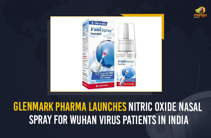 Glenmark-Pharma-Launches-Nitric-Oxide-Nasal-Spray-For-Wuhan-Virus-Patients-In-India Glenmark Pharma Launches Nitric Oxide Nasal Spray For Wuhan Virus Patients In India, Glenmark Pharma Launches Nitric Oxide Nasal Spray For Wuhan Virus, Glenmark Pharma, Nitric Oxide Nasal Spray For Wuhan Virus, Wuhan Virus, Wuhan Virus Patients In India, Glenmark Pharma Launches Nitric Oxide Nasal Spray, Glenmark Pharmaceuticals Limited, Coronavirus, Coronavirus live updates, coronavirus news, Coronavirus Updates, COVID-19, COVID-19 Live Updates, Covid-19 New Updates, Covid-19 Positive Cases, Covid-19 Positive Cases Live Updates, Nitric Oxide Nasal Spray For Wuhan Virus Patients, Nasal Spray, Mango News, Glenmark Pharma Launches Nasal Spray, FabiSpray®, Drugs Controller General of India,