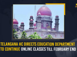 Telangana HC Directs Education Department To Continue Online Classes Till February End, Telangana HC, HC Directs Education Department To Continue Online Classes Till February End, Telangana High Court, Telangana High Court directed the Telangana Government to conduct online classes for students, online classes for students, Online Classes Till February End, SAT Classes for students, online classes for the students In Telangana, online classes for the students In Telangana From T-SAT and Doordarshan Yadagiri channels, T-SAT, Telangana online classes Latest news, Telangana online classes news, Omicron Cases, Omicron, Update on Omicron, Omicron covid variant, Omicron variant, coronavirus, coronavirus News, coronavirus Live Updates, Mango News, online classes, The schools and educational institutions of Telangana Likely To Continue Online Classes Till February End, educational institutions of Telangana Likely To Continue Online Classes Till February End, Telangana Schools are likely to Continue Online Classes Till February End,