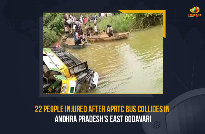 22-People-Injured-After-APRTC-Bus-Collides-In-Andhra-Pradesh's-East-Godavari 22 People Injured After APRTC Bus Collides In Andhra Pradesh's East Godavari, APRTC Bus Collides In Andhra Pradesh's East Godavari, APRTC Bus Collides In East Godavari, APRTC Bus Collides, 22 People Injured After APRTC Bus Collides In Andhra Pradesh, shocking accident, shocking accident In AP, Andhra Pradesh's East Godavari, APRTC Bus Collide, APRTC Bus, APRTC Bus Collide accident In AP, 22 People Injured, 22 People Injured In APRTC Bus Collide, Mango News,