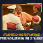 Uttar Pradesh Yogi Adityanath And SP Chief Akhilesh Yadav Take Oath As MLAs, Yogi Adityanath And SP Chief Akhilesh Yadav Take Oath As MLAs, Yogi Adityanath Take Oath As MLA, SP Chief Akhilesh Yadav Take Oath As MLA, Yogi Adityanath, SP Chief Akhilesh Yadav, Chief Minister of Uttar Pradesh, Chief Minister of Uttar Pradesh took oath as the member of the Uttar Pradesh Legislative Assembly, Uttar Pradesh Legislative Assembly, UP CM Yogi Adityanath, CM Yogi Adityanath, Chief Minister of Uttar Pradesh Yogi Adityanath, Yogi Adityanath Chief Minister of Uttar Pradesh, Mango News,