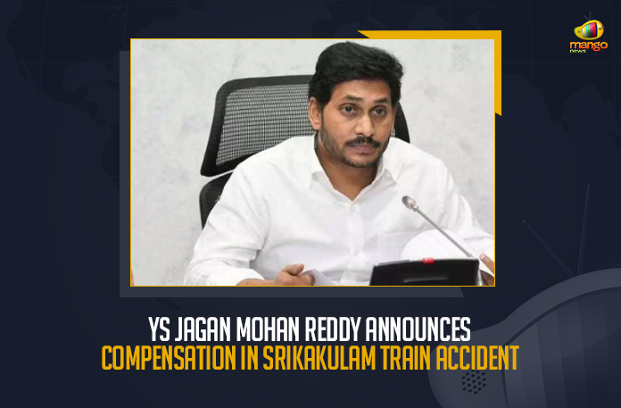 YS-Jagan-Mohan-Reddy-Announces-Compensation-In-Srikakulam-Train-Accident YS Jagan Mohan Reddy Announces Compensation In Srikakulam Train Accident, AP CM YS Jagan Mohan Reddy Announces Compensation In Srikakulam Train Accident, Andhra Pradesh Five People Demise in a Train Accident at Srikakulam, Five People Demise in a Train Accident at Srikakulam, Train Accident at Srikakulam, Five People Demise in a Train Accident, Srikakulam, Srikakulam Train Accident, Five People Demise after train runs them over in Andhra Pradesh's Srikakulam, 5 People Killed As Speeding Express Train Runs Over Them In Andhra Pradesh's Srikakulam, 5 People killed as train runs over them in Andhra Pradesh's Srikakulam, Five killed as train runs over them, Five passengers run over by train, Train ran over Five People while crossing the Track in Andhra Pradesh's Srikakulam, train accident in andhra pradesh, Srikakulam Train Accident News, Srikakulam Train Accident Latest News, Srikakulam Train Accident Latest Updates, Srikakulam Train Accident Live Updates, AP CM YS Jagan Mohan Reddy, AP CM YS Jagan, YS Jagan Mohan Reddy, YS Jagan, CM YS Jagan, Mango News,