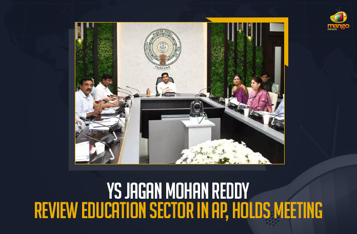 YS-Jagan-Mohan-Reddy-Review-Education-Sector-In-AP,-Holds-Meeting YS Jagan Mohan Reddy Review Education Sector In AP Holds Meeting, YS Jagan Mohan Reddy held a review meeting on the school education department, school education department, YS Jagan Mohan Reddy Review Education Sector In AP, AP CM YS Jagan Mohan Reddy Review Education Sector In AP, Review Of Education Sector In AP, YS Jagan Mohan Reddy Holds Review Meeting Of Education Sector In AP, AP CM YS Jagan Mohan Reddy Holds Review Meeting Of Education Sector In AP, Education Sector In AP, YS Jagan held a review meeting on the school education department, English Medium should be introduced in the 8th class during the academic year 2022-2023, academic year 2022-2023, Education Sector, AP CM YS Jagan Mohan Reddy, AP CM YS Jagan, YS Jagan Mohan Reddy, YS Jagan, CM YS Jagan, Mango News,