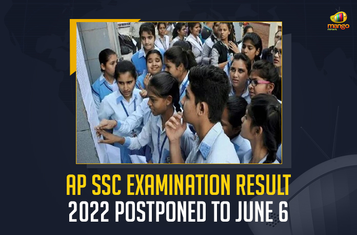 AP-SSC-Examination-Result-2022-Postponed-To-June-6 AP SSC Examination Result 2022 Postponed To June 6, Andhra Pradesh SSC-2022 Results Release Postponed to June 6th, Andhra Pradesh SSC-2022 Results Release Postponed, SSC-2022 Results Release Postponed to June 6th, AP Tenth Class Exams-2022 Results to be Declared on June 6th, AP SSC Exams-2022 Results to be Declared on June 6th, AP X Class Exams-2022 Results to be Declared on June 6th, June 6th, AP X Class Exams-2022 Results, AP SSC Exams-2022 Results, AP Tenth Class Exams-2022 Results, 2022 AP Tenth Class Exams Results, AP Tenth Class Exams Results, AP SSC Class 10th Result 2022 is scheduled to be declared tomorrow, AP 2022 SSC Results, AP SSC Results, AP Board 10th Class Results 2022, Directorate of Government Examination Andhra Pradesh, Mango News,