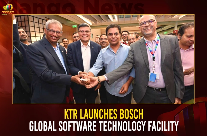 KTR Launches Bosch Global Software Technology Facility KTR Launches Bosch Global Software Technology Facility,IT Minister KTR,Bosch Global Software Technologies,Bosch Global Software,Mango News,Mango News Telugu,Bosch Smart Campus,Bosch Smart Campus in Hyderabad,Bosch Smart Campus Hyderabad,Hyderabad Bosch Smart Campus,Minister KTR Bosch Investement,Bosch Investement In Telangana,Bosch Latest News and Updates,Bosch Smart Campus Unit in Hyderabad,Bosch Manufacturing Unit,Bosch Hyderabad,Minister KTR