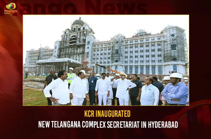 KCR-Inaugurated-New-Telangana-Complex-Secretariat-In-Hyderabad KCR Inaugurated New Telangana Complex Secretariat In Hyderabad,KCR Inaugurated New Telangana Complex,New Telangana Complex Secretariat,New Telangana Secretariat In Hyderabad,Telangana Chief Minister KCR inaugurates,Mango News,KCR Inaugurates New Telangana Secretariat Building,Red letter day for Telangana,Telangana's grand Secretariat,New secretariat building in Hyderabad,Telangana Chief Minister KCR,CM KCR News And Live Updates,Telangana Secretariat Latest News and Updates