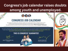 Is the job calendar issued by the Congress Party Bogus,Is the job calendar issued,Job calendar by the Congress party,Congress party bogus,Mango News,Congress, Revanth Reddy, Job calendar, BRS, TRS, KCR, KTR,KTR to Rahul,KTR vows job calendar for youth,Congress job calendar a cheap trick,KTR vows job calendar for youth,Revanth assures job calendar,Congress Party Latest News,Congress Party Latest Updates,Congress Job calendar Latest News,Congress Job calendar Latest Updates
