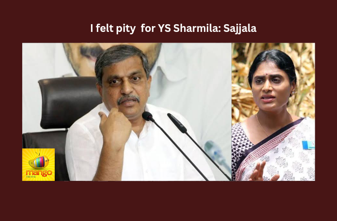 20240122_234232_0000 I Feel Pity For YS Sharmila Sajjala,I Feel Pity For YS Sharmila,I feel Pity Sajjala,YS Sharmila, Congress, Counter Attack, YSRCP, YS Jagan, Sajjala,Mango News,She is Making a Fool of Herself,Sajjala Strong Counter To YS Sharmila,Sajjala Ramakrishna Reddy,Congress Chief YS Sharmila,Sajjala Latest News,YS Sharmila Latest News,AP Latest Political News,Andhra Pradesh News and Live Updates