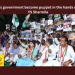 Jagan government become puppet in the hands of BJP: YS Sharmila Jagan Government Become Puppet In The Hands Of BJP YS Sharmila,Jagan Government Become Puppet,Puppet In The Hands Of BJP,YS Sharmila, YS Jagan, Congress, BJP, YSRCP, Andhra Pradesh,Mango News,YS Sharmila First Stunning Speech,Will Sharmilas Entry Help,Political Parties In Andhra Pradesh,Jagan Government Latest News,Jagan Government Live Updates,YS Sharmila Latest News