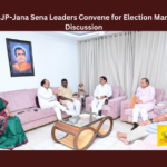 TDP-BJP-Jana Sena Leaders Convene for Election Manifesto Discussion TDP-BJP-Jana Sena Leaders Convene for Election Manifesto Discussion, Election Manifesto Discussion, Election Manifesto, Alliance Manifesto, Alliance, BJP, Jana Sena, Manifesto, Purandeswari, TDP, YS Jagan, Lok Sabha Elections, AP Live Updates, Andhra Pradesh, Political News, Mango News