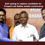 BJP eyeing to replace candidate for Tirupati Lok Sabha amidst controversy BJP Eyeing To Replace Candidate For Tirupati Lok Sabha Amidst Controversy, BJP Eyeing To Replace Candidate, Tirupati Lok Sabha Amidst Controversy, Tirupati Candidate Controversy, BJP, Tirupati, Parliament, Vara Prasad, Candidate Change, 2024 Elections, Latest Tirupati News, General Elections, Lok Sabha Elections, AP Live Updates, Andhra Pradesh, Political News, Mango News
