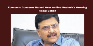 Economic Concerns Raised Over Andhra Pradesh’s Growing Fiscal Deficit Andhra Pradesh, Economic Concerns, Fiscal Deficit, Dr. PV Ramesh, YSRCP, State Revenue, Public Expenditure, Foreign Investments, Chandrababu Naidu, Education System, Land Administration.