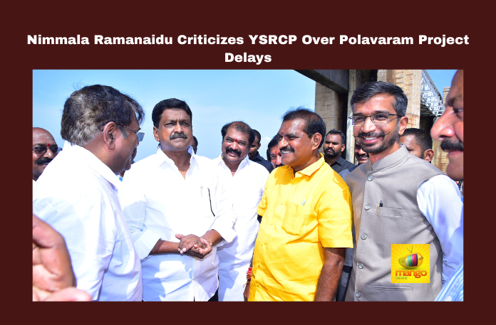 Nimmala Ramanaidu Criticizes YSRCP Over Polavaram Project Delays Nimmala Ramanaidu Criticizes YSRCP Over Polavaram Project Delays,Mango News,Nimmala Ramanaidu,Nimmala Ramanaidu Latest News,Nimmala Ramanaidu News,Nimmala Ramanaidu Live,Nimmala Ramanaidu Pressmeet,Nimmala Ramanaidu Speech,Andhra Pradesh,AP,AP News,AP Latest News,AP Politics,AP Political News 2024,Andhra Pradesh News,Andhra Pradesh Politics,Minister Nimmala Ramanaidu,Polavaram Project,Polavaram,New Delhi,Nimmala Ramanaidu Criticizes YSRCP,Nimmala Ramanaidu About Polavaram Project,YS Jagan Mohan Reddy,TDP,TDP Latest News,Chandrababu Naidu,IIT Hyderabad Report,Water Resources,YSRCP