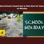 Hyderabad Schools Closed Due to Red Alert for Heavy Rains on Monday, Hyderabad Weather Alert, Heavy Rains, School Closures, Meteorological Department, Red Alert, Hyderabad District Collector, GHMC, Safety Measures, Emergency Contacts, Emergency Response, Telangana, TS Live Updates, TS Political News, Political News, Mango News