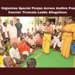 YSRCP Organizes Special Poojas Across Andhra Pradesh to Counter Tirumala Laddu Allegations YSRCP Organizes Special Poojas Across Andhra Pradesh to Counter Tirumala Laddu Allegations, Tirumala Laddu Allegations, Tirumala Laddu Allegations, YSRCP Special Poojas, Chandrababu Naidu, TTD Prasadam, Andhra Pradesh, Political Controversy, YS Jagan Mohan Reddy, Andhra Pradesh Politics, Andhra Pradesh, AP Live Updates, Live Updates, Breaking News, Headlines, Live News, Mango News