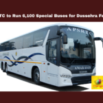 APSRTC to Run 6,100 Special Buses for Dussehra Festival APSRTC to Run 6100 Special Buses for Dussehra Festival, APSRTC, Dussehra Special Buses, Vijayawada, Hyderabad, Discount Offers, AC Buses, Dussehra Festival, Andhra Pradesh Transport, Buses for Dussehra Festival, APSRTC to Run 6100 Special Buses, Special Buses for Dussehra, Dussehra, Andhra Pradesh, AP Live Updates, Live Updates, Breaking News, Headlines, Live News, Mango News