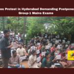 Candidates Protest in Hyderabad Demanding Postponement of Group-1 Mains Exams, Hyderabad Protests, Group-1 Mains Exams, JEO 29 Cancellation, Candidate Dharnas, Unemployment Issues, Police Action, Exam Fairness, Education News, Telangana Protests, Court Cases Group-1, Telangana, TS Live Updates, TS Political News, Political News, Mango News