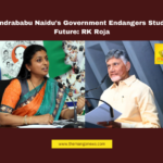 Chandrababu Naidu’s Government Endangers Students’ Future: RK Roja Chandrababu Naidu’s Government Endangers Students’ Future: RK Roja, Chandrababu Naidu, RK Roja, AP Politics, Student Welfare, Vidya Deevena, Vasathi Deevena, Amma Vodi, TDP Failures, Nara Lokesh, Pawan Kalyan, Mango News