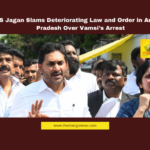 YS Jagan Mohan Reddy, Vallabhaneni Vamsi arrest, Andhra Pradesh law and order, YSRCP, Chandrababu Naidu, TDP government, false cases, political misuse, Satyavardhan, Gannavaram TDP office attack, Dalit rights, Andhra Pradesh politics, police misconduct, fabricated cases, YSRCP protest.