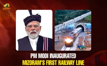PM Modi Inaugurates Mizoram’s First Railway Line: Aizawl Joins Indian Rail Network PM Modi Inaugurated Mizoram’s First Railway Line